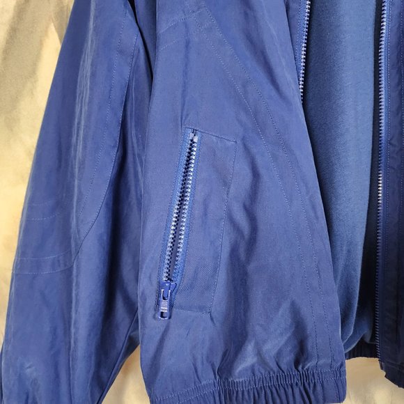 Like New Norm Thompson Zip Front Knit Lined Bomber Jacket size Medium Petite WOW - Picture 14 of 15